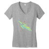 uss millennium enterprise Women's V-Neck T-Shirt