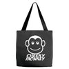 cheeky monkey funny Tote Bags