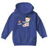 Cute Baby Painter's Mom Love Youth Hoodie