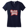 guitar hero logo Women's V-Neck T-Shirt