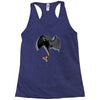toothless on your back Racerback Tank