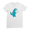 everyone loves marshmallow Ladies Fitted T-Shirt
