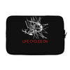 cycling rider gift bike tee life Laptop sleeve