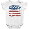 us flag Baby Bodysuit