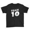 team 10 silver Youth Tee