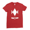 ranger team costume Ladies Fitted T-Shirt