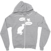pussy chicken tshirt funny cat bird humor tee rooster Zipper Hoodie