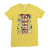 crazy totem Ladies Fitted T-Shirt
