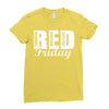 red friday Ladies Fitted T-Shirt