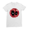 Starry Night Deadpool Ladies Fitted T-Shirt