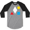 clean bandit shapes geometric 3/4 Sleeve Shirt