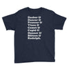 reindeer names Youth Tee