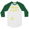 Muggle On Board Yellow 3/4 Sleeve Shirt