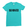 bad monster Ladies Fitted T-Shirt