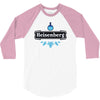 heisenberg crystal meth 3/4 Sleeve Shirt