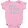 pro black 365 Baby Bodysuit
