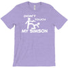 don't touch my simson  fun ddr motorrad tuning simi s51 50 fan T-Shirt