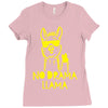 no drama llama (2) Ladies Fitted T-Shirt