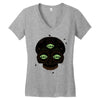 see no evil off Women's V-Neck T-Shirt