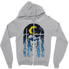 moon visitor Zipper Hoodie