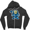 mitesized skeleboy Zipper Hoodie