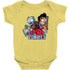 ash vs zombies Baby Bodysuit