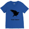 team damon salvatore (4) V-Neck Tee