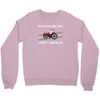 case ih red tractor boy comin' through Crewneck Sweatshirt