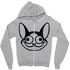 cat character graphic Zipper Hoodie