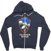 oakland feather river camp Zipper Hoodie
