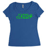 black funny glow in dark glowing Women's Triblend Scoop T-shirt