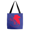 neon genesis evangelion anime nerv logo Tote Bags