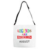 legends are born august Adjustable Strap Totes