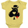 poker hat ace of spades Baby Onesie