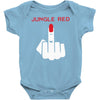 jungle red Baby Onesie