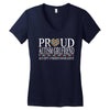proud autism girlfriend Women's V-Neck T-Shirt