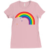 rainbow Ladies Fitted T-Shirt
