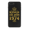 kings are born in 1974 iPhone 7 Plus Case