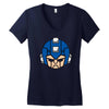 mecha mega rocks Women's V-Neck T-Shirt