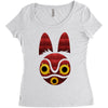 Mononoke Mask Women's Triblend Scoop T-shirt