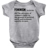 Feminism Noun Baby Onesie