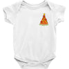 pizza christmas tree pocket Baby Bodysuit