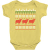 cow christmas Baby Bodysuit