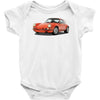 red car Baby Onesie