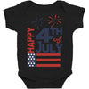 happy 4th of july Baby Bodysuit