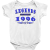 legends are born in 1996 hoodie 9 Baby Onesie