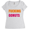 fucking gonuts Women's Triblend Scoop T-shirt