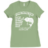 fishing instructions Ladies Fitted T-Shirt