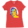 pop art marilyn monroe Ladies Fitted T-Shirt