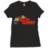 racing rainbow Ladies Fitted T-Shirt